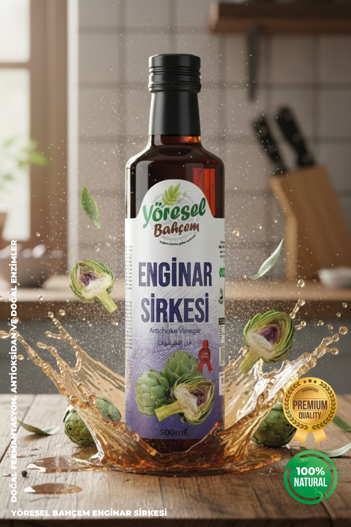 Enginar Sirkesi Nedir? Faydaları ve Doğal Tüketim Yolları | Yöresel Bahçem