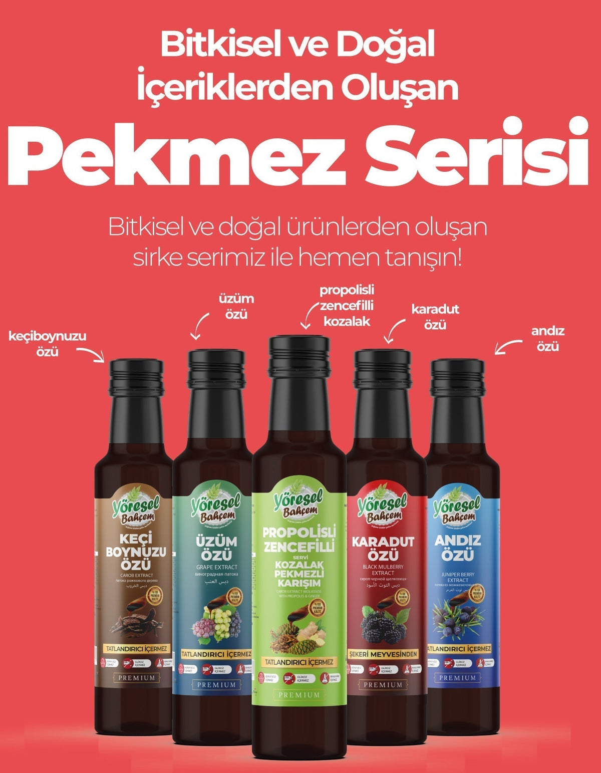 Katkısız ve Koruyucusuz Doğal Meyve Özleri