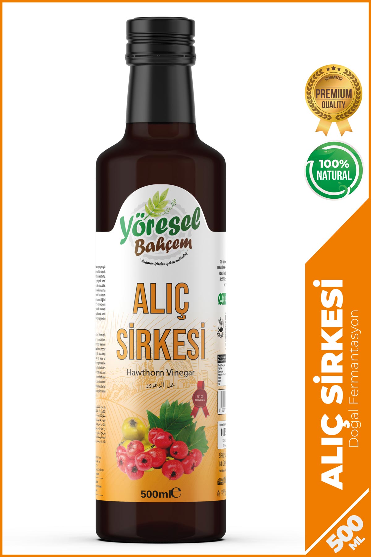 Alıç Sirkesi - Sindirim ve Lezzet Desteği - Yöresel Bahçem
