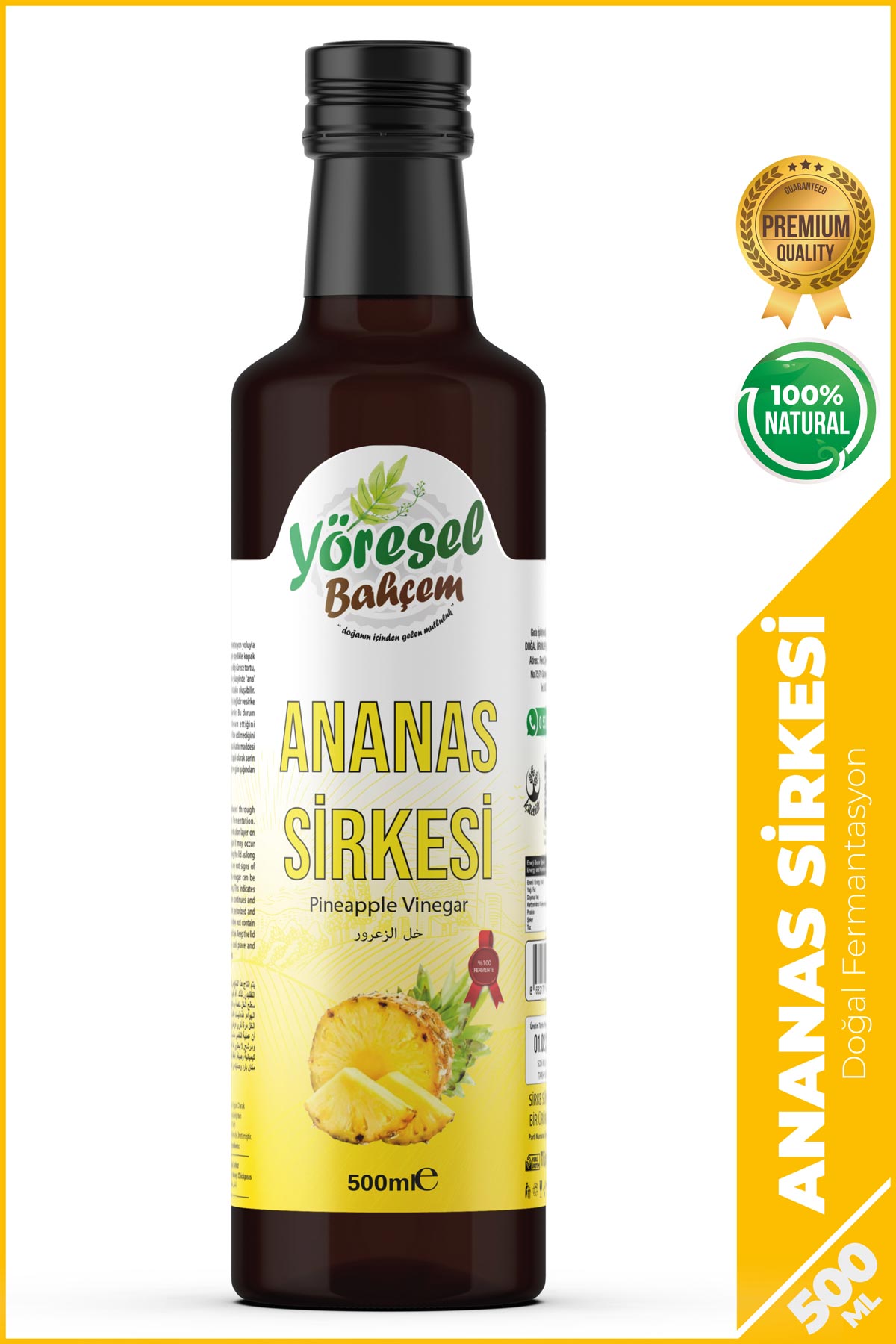 Ananas Sirkesi Yöresel Bahçem