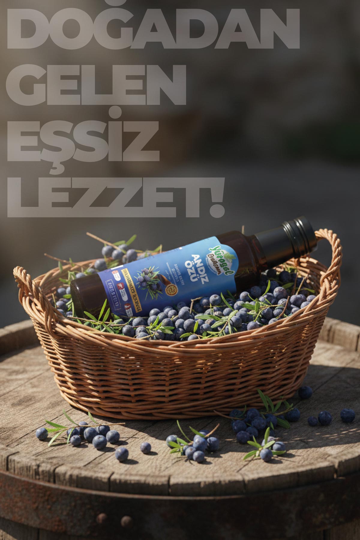 Andız Özü 350ML - Doğal Enerji ve Bağışıklık Desteği - Yöresel Bahçem