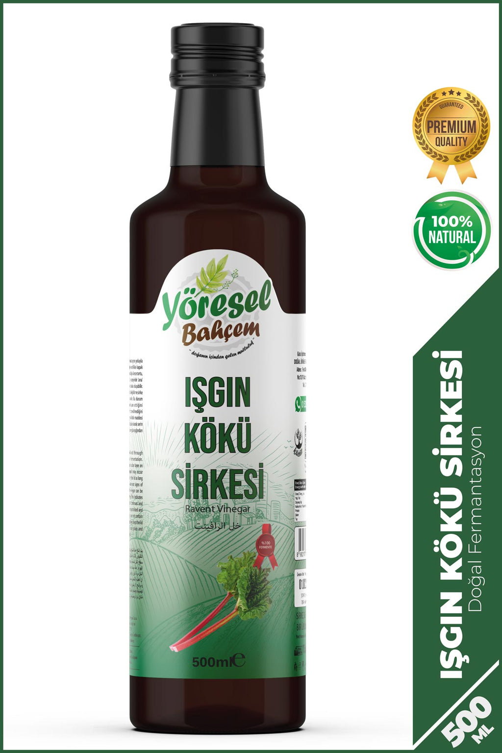 Işgın Kökü Sirkesi - Doğal Arındırıcı Tat - Yöresel Bahçem