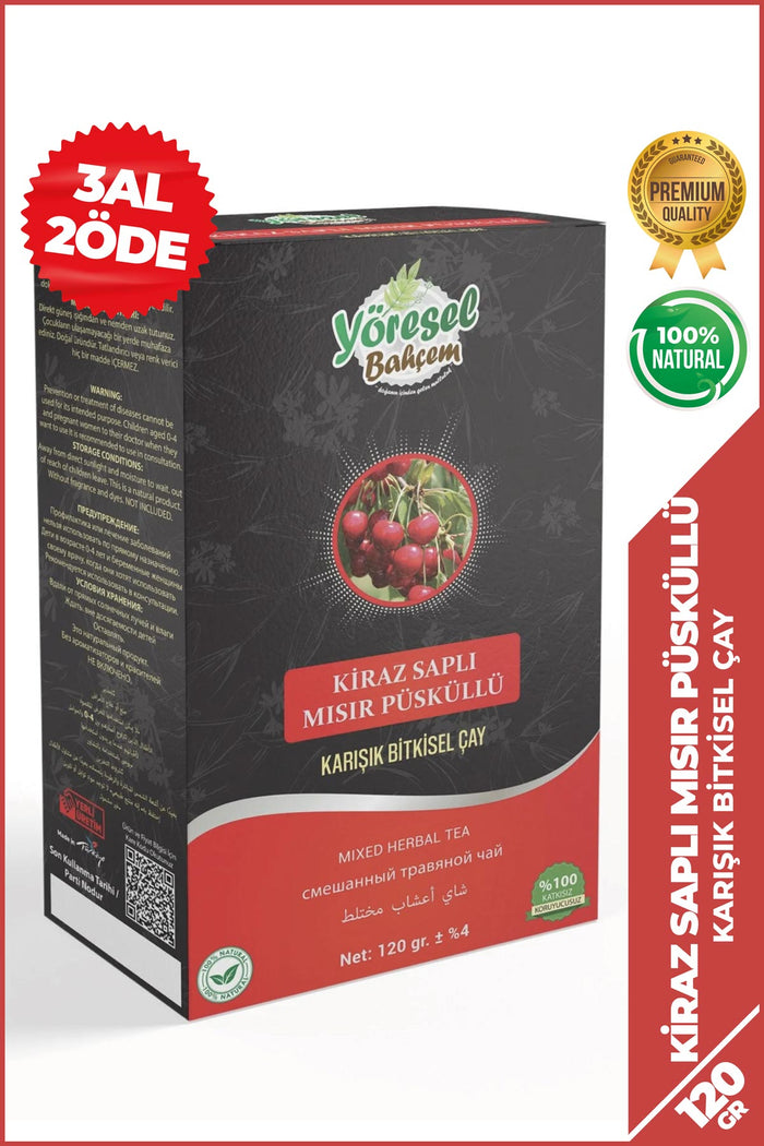 Kiraz Saplı&Mısır Püsküllü Karışık Çay 120 GR