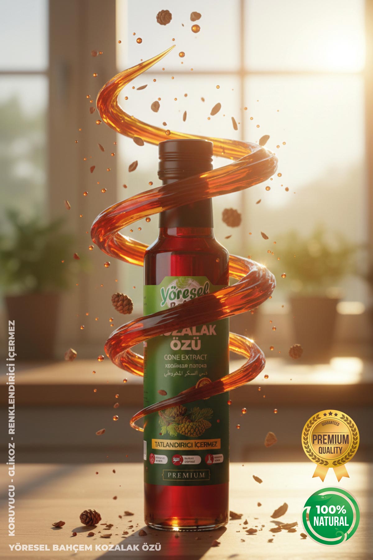 Kozalak Özü 350ml - Bağışıklık Dostu & Doğal - Yöresel Bahçem