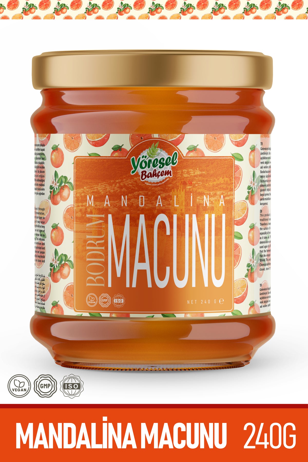 Bodrum Mandalina Macunu 240g  Yöresel Bahçem
