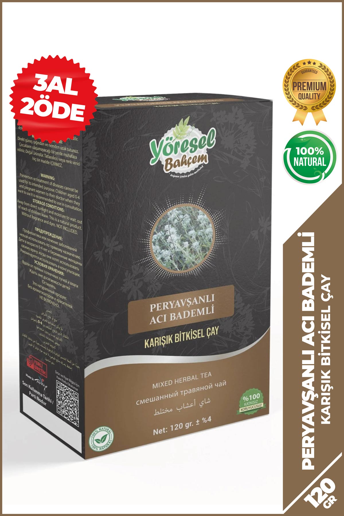 Peryavşanlı & Acıbademli Karışık Bitki Çayı 120 GR