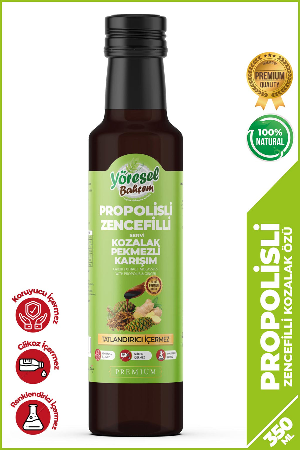 Propolis & Zencefilli Kozalak Özü 350ml - Yöresel Bahçem