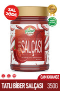 Tatlı Biber Salçası - Ev Yapımı & Katkısız 350g - Yöresel Bahçem